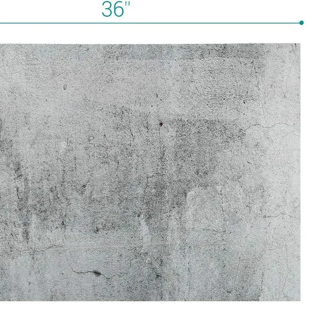 24x36 Decorative Magnetic Whiteboard with Concrete Design, 5 Magnets & Marker Included