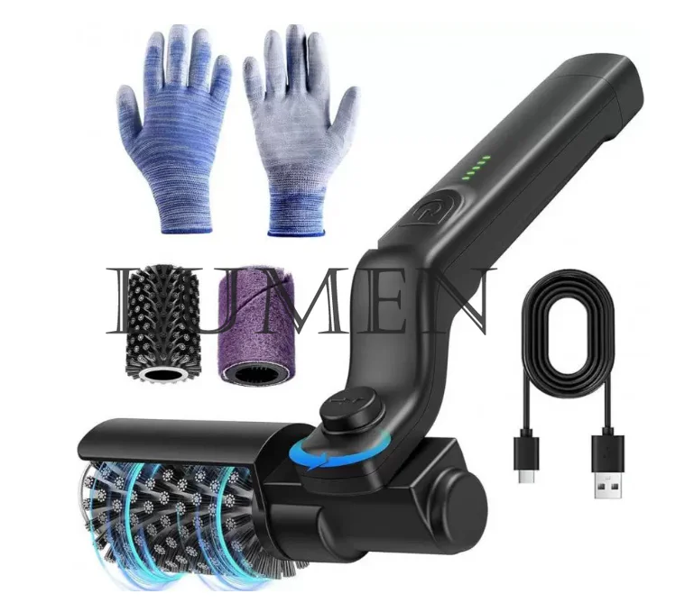 Electric Grill Brush 2 in 1 Cordless Rechargeable Grill Cleaning Brush Stainless Steel Brush Head 3-Speed Power for BBQ Grates