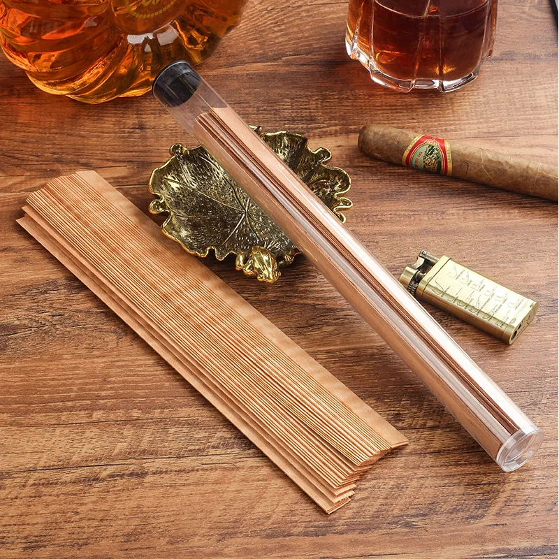 

New Premium Cedar Cigar Lighter Matches (40pcs Pack), Cedar Wood Spills Strips Sticks Ideal for Cigar Lighting & Humidor Use