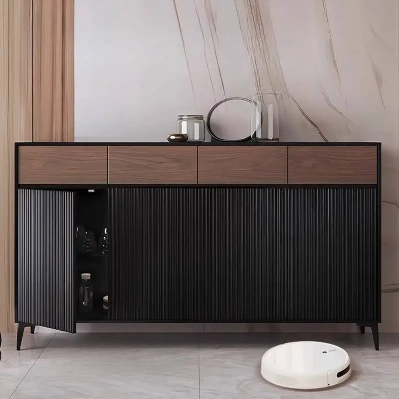 Modern Dustproof Shoe Cabinet Doors Closed Black Space Saving Shoe Cabinet Storage Corridor Meuble Chaussure Furniture For Home