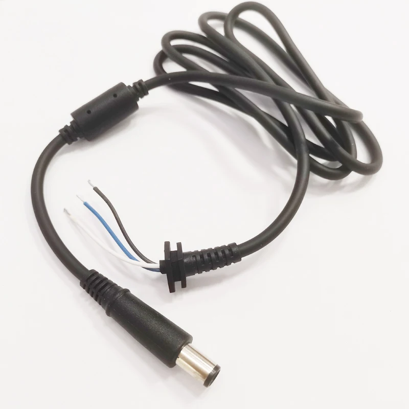 NCHTEK 7.4x5.0mm DC Power Male Plug Connector Cable For HP DELL Laptop Adapters 7.4/5.0mm Tip Cord, 1.2M / 1PCS