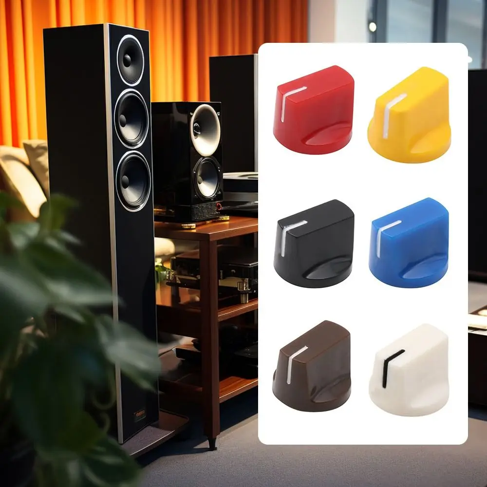 Guitar Accessories Flet Head Guitar Pedal Knob Multi Color Amplifier Speaker Tone Knob Cap Switch Knob Pointer Knob button