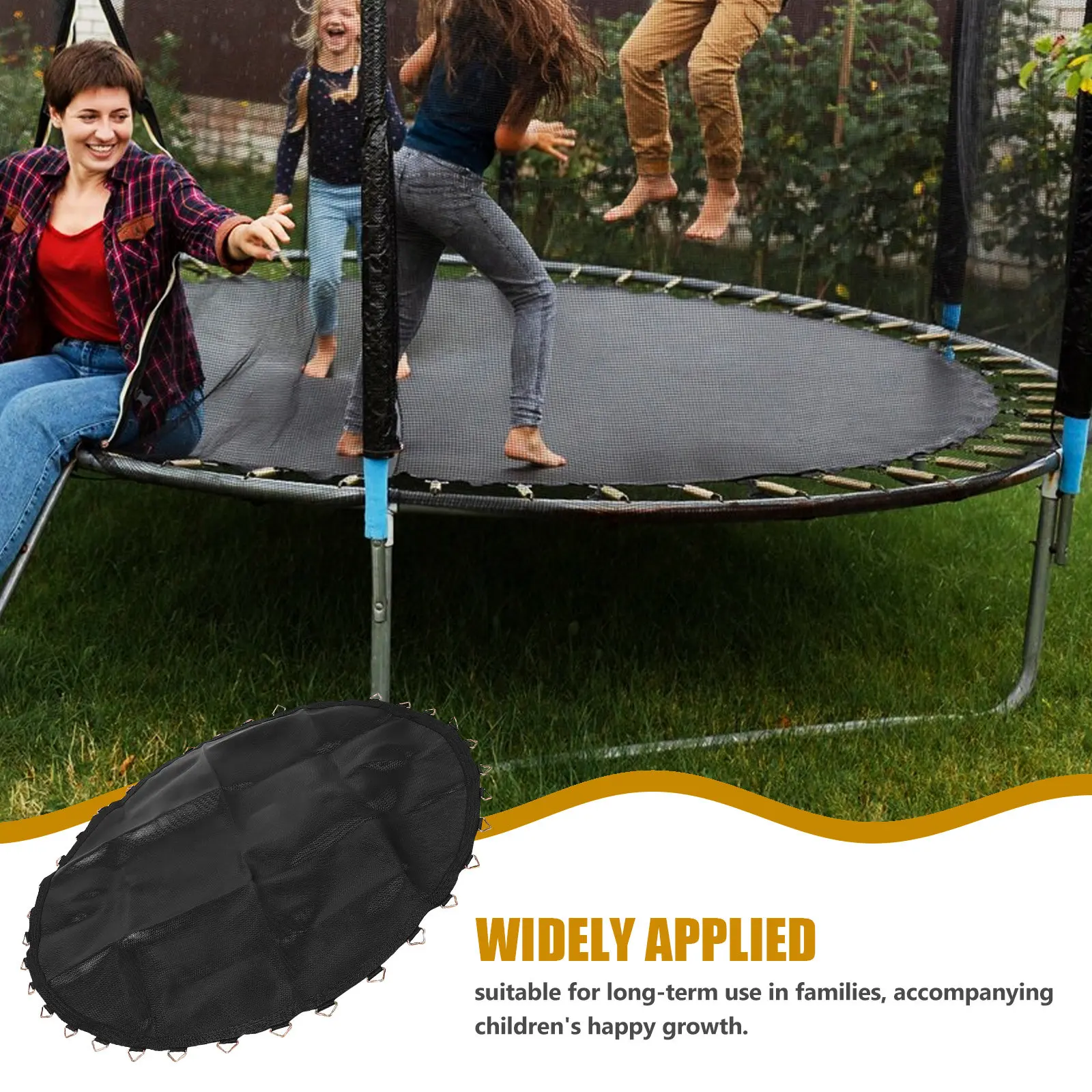 High Elastic Round Trampoline Mat Replacement 115.5cm Jumping Pad Outdoor Fitness Trampoline Mat Repair Bounce Netting