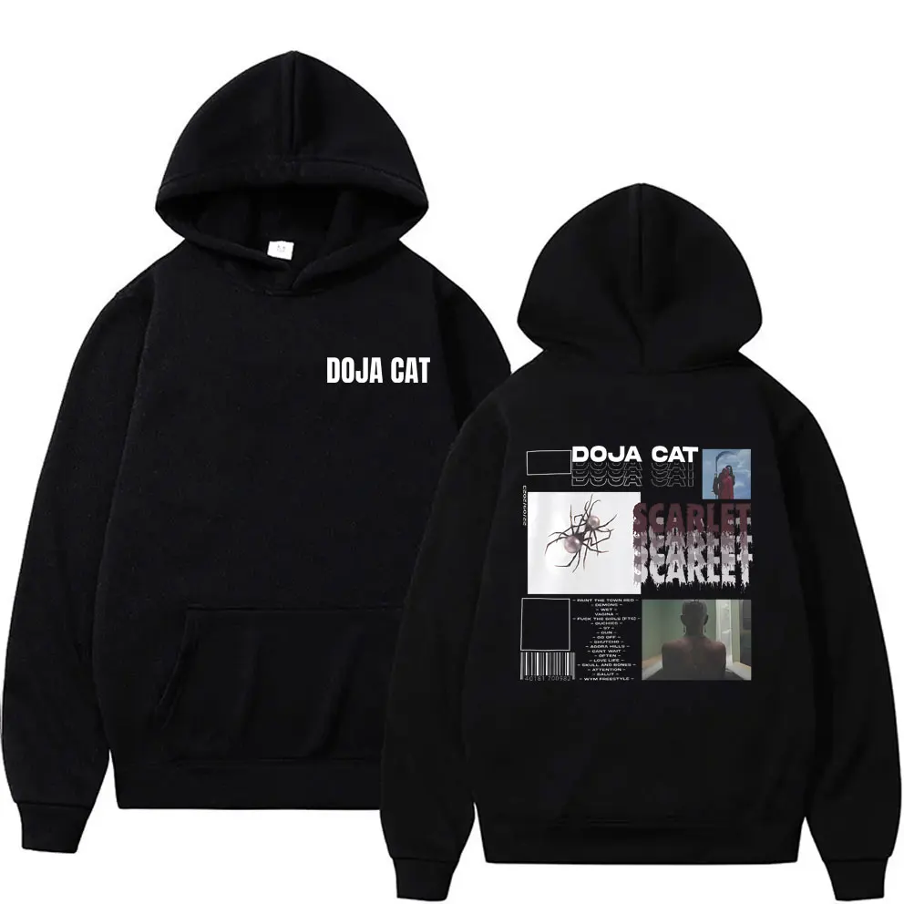 

Rapper Doja Cat Scarlet Music Album Graphic Hoodie Male Fashion Harajuku Streetwear Men Women Hip Hop Oversized Fleece Hoodies