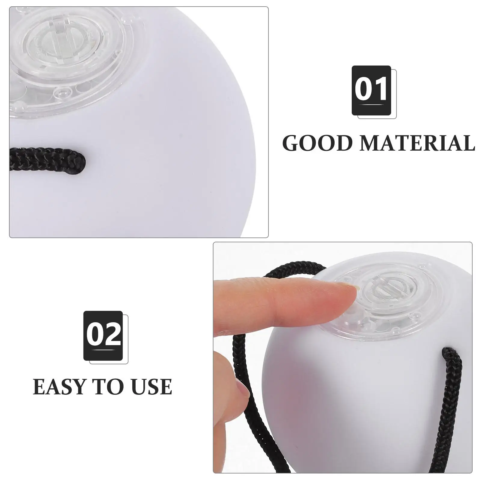 2 pezzi luminosi che rimbalzano giocattoli da giocoleria palline divertenti illuminano interessanti per principianti adulti