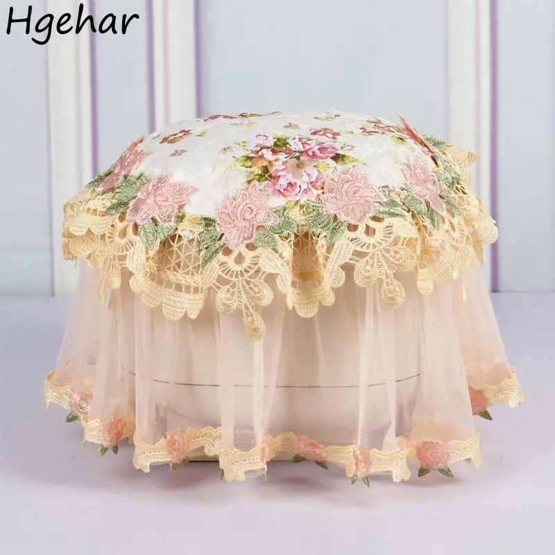 Floral Lace Dust-proof Covers Oil-proof Kitchen All-purpose Rice Cooker Water Dispenser Antifouling Protector Pastoral Cover New