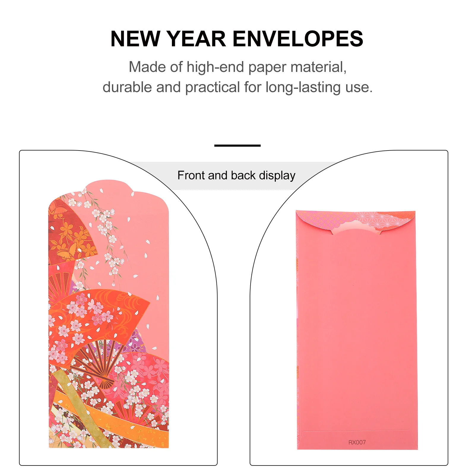 

20Pcs Red Envelope Bags Premium Ivory Board Sturdy Festive Design for New Year Wedding Spring Festival Gift Cash Packet