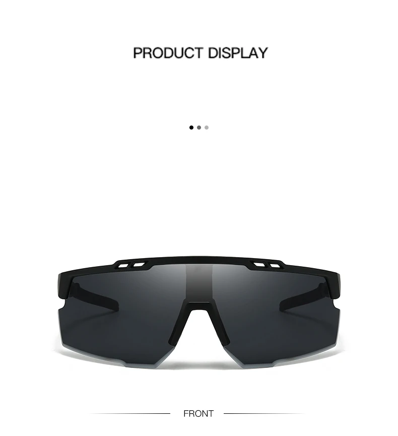 Neue Outdoor-Mode, winddichte Reitbrille mit großem Rahmen, integrierter UV-Schutz, Sport-Sonnenbrille 3254 – Detail 8