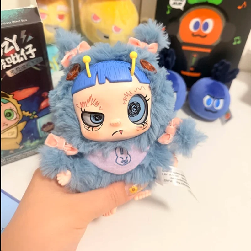 JAKI Bubzy Doll Blind Box Cute Fuzzy Cloth Pendant Meet Warm Series Aqua Serenity Décoration décorative pour collectionneurs adultes