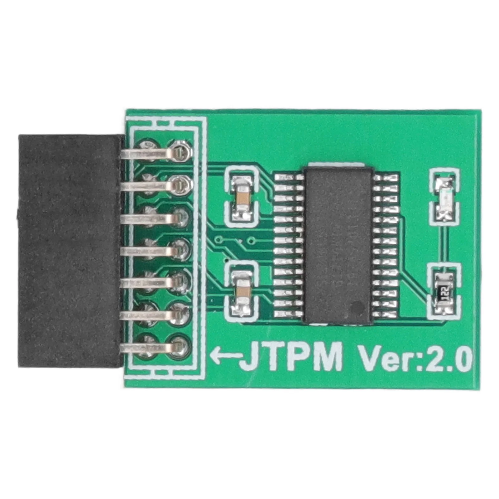 TPM 2.0 Module TPM 2.0 Module Strong Encryption 14 Pin LPC Interface TPM Module Board for Win11 Green TPM Board TPM Module Board