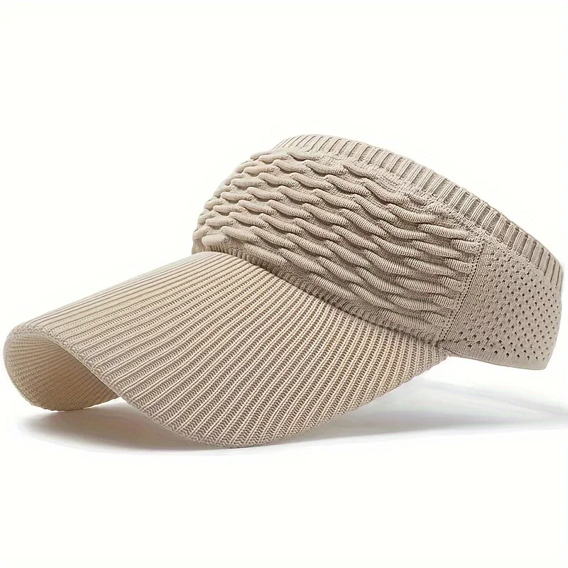 1pc Frauen Anti-Uv Sonnenhüte Atmungsaktive Einstellbare Leere Top Visier Kappen für Tennis Golf Laufen Reisen Strand Sport Im Freien hut – Detail 10