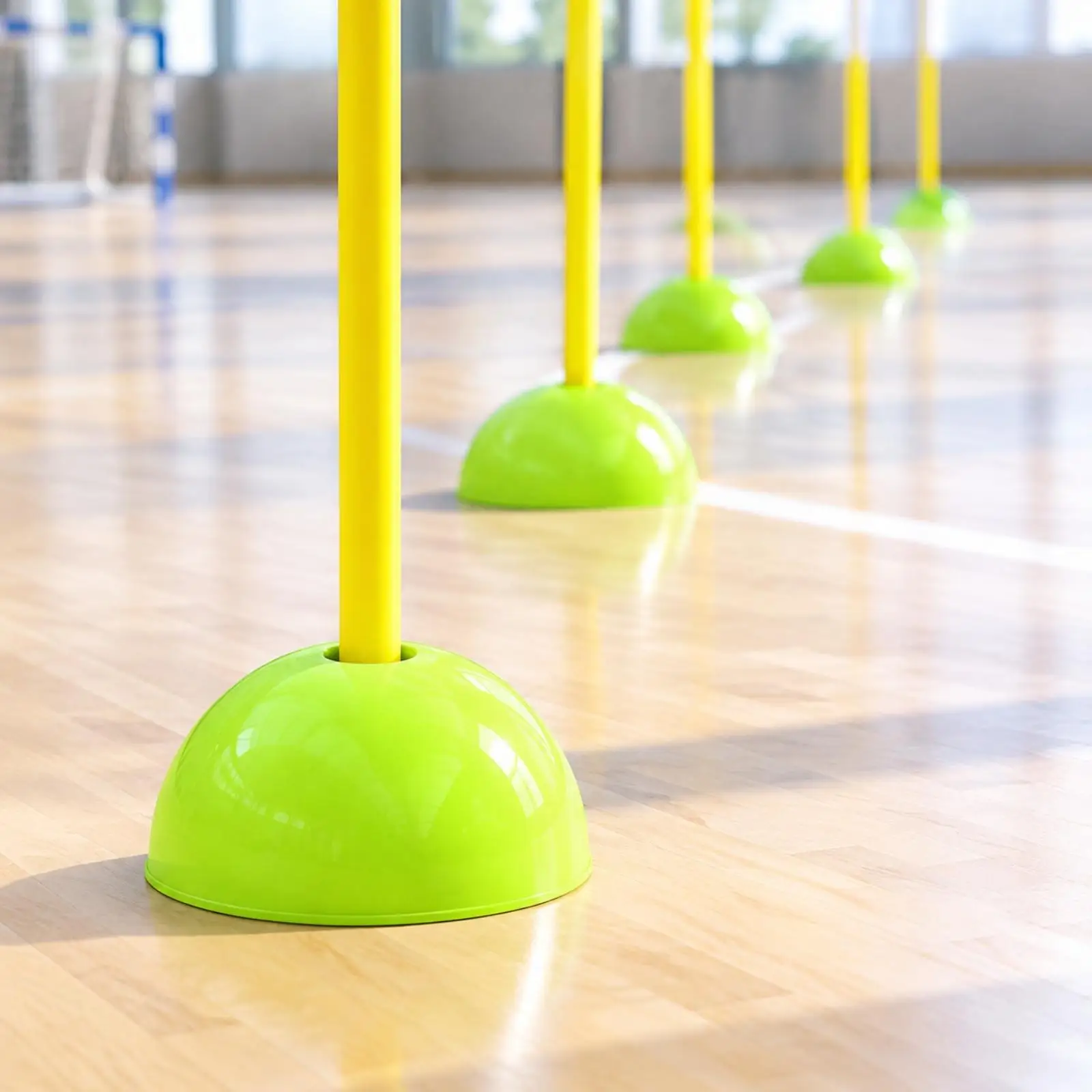 Soccer Soccer Agility Training Pole with Water Filled Dome Base for Slalom Exercises and Backyard Football Drills - Aliexpress Deal