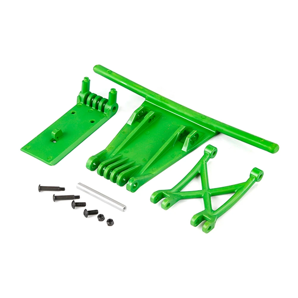 Zestawy zderzeniowe przedniego zderzaka dla 1/5 HPI ROFUN BAHA ROVAN KM BAJA 5B 5T 5SC SS Rc Car Toys Parts, zielony