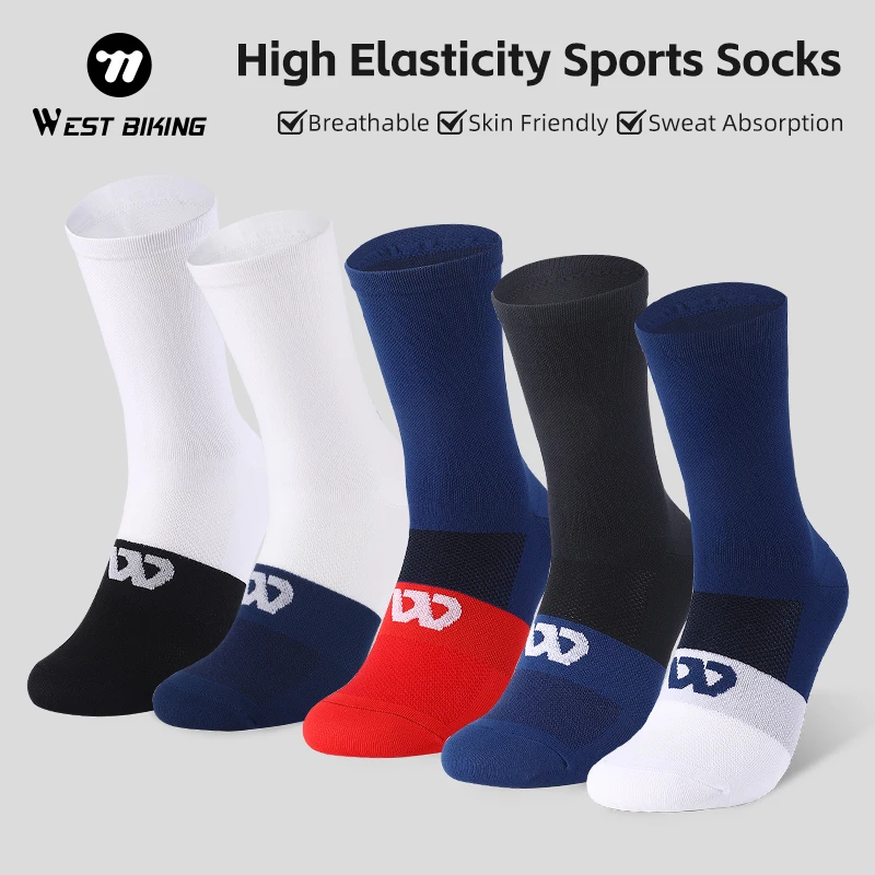 

Носки велосипедные для мужчин и женщин, быстросохнущие дышащие, для горных и шоссейных велосипедов, спортивные для бега на открытом воздухе, футбола