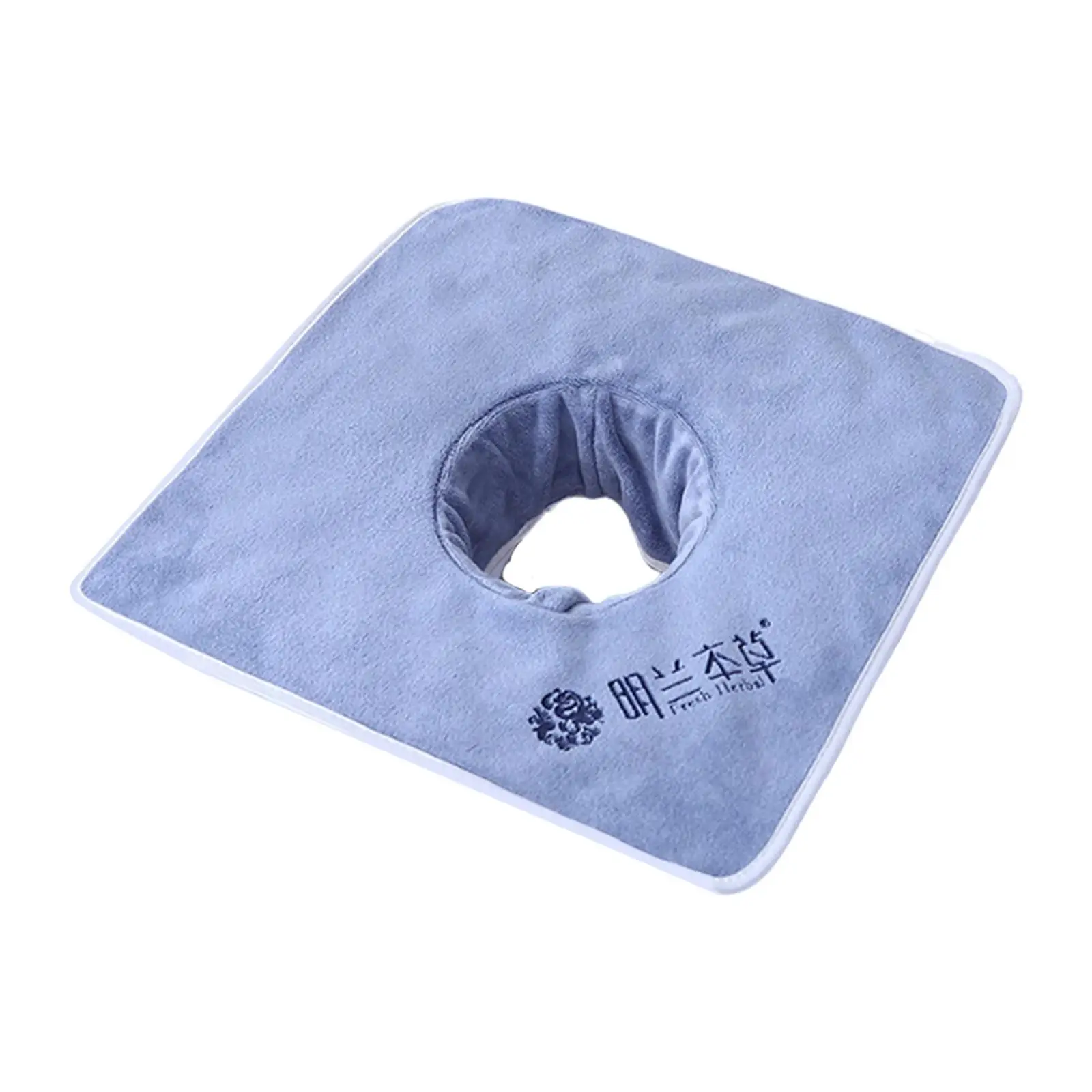 SPA Towel with Face Hole Washable 35x35cm Reusable with Face Breath Hole Massage Table Cover Steam Massage Towel for Salon Table