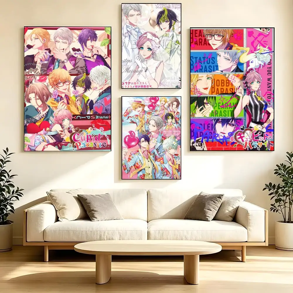 Game Cupid Parasite Poster poster Self-adhesive wall stickers, suitable for room decoration, high-quality printing.