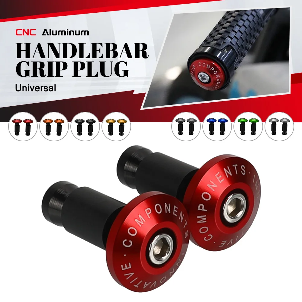 Motorcycle Handlebar Grips Cap Plugs Bar End For HONDA XR 250 400 600 XR250R XR650R CRF250R CRF450R CRF150 CRF230F CRF300L