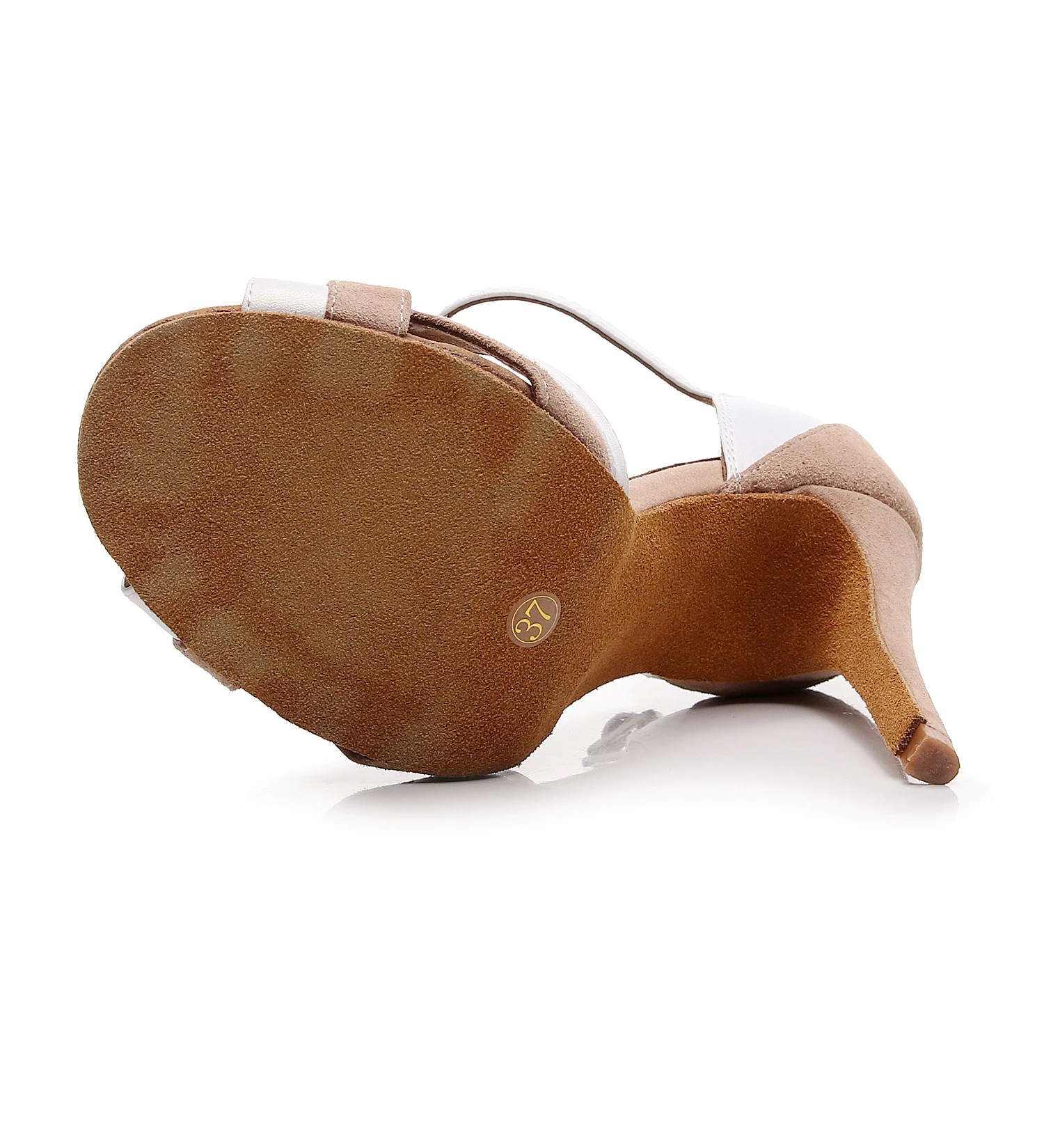 Modernos sapatos de couro para mulheres, sola de camurça, bailarina, dedos abertos, estilete, cubano, saltos finos, branco grande, jazz, salsa,