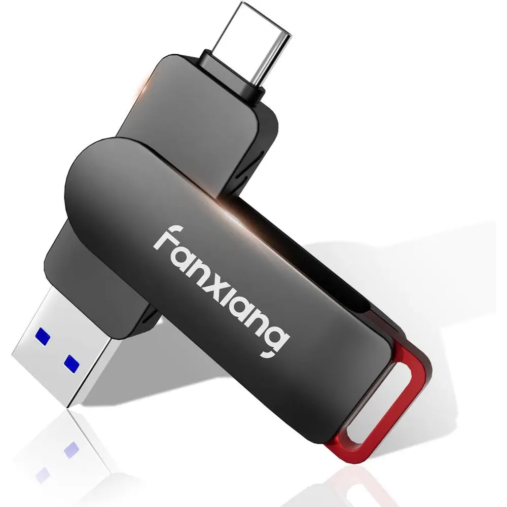 High-Speed 512GB External SSD with USB-C & A, 560MB/s, Compatible with PS4, Android, Windows