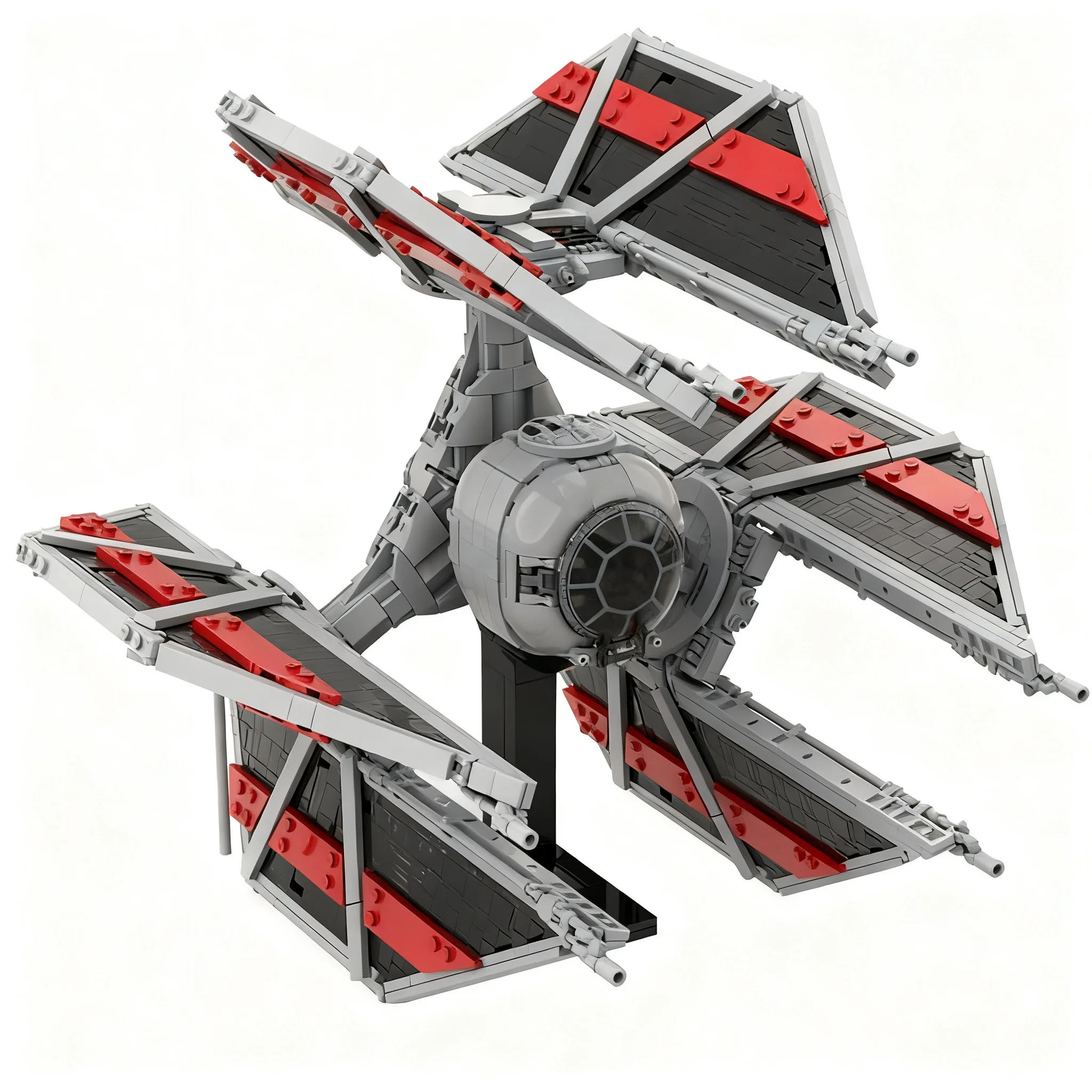 2214pcs MOC Star Battle Tie Defender W Variants Model Building Blocks Christmas Gift Architecture Toys Brick DIY Art Education