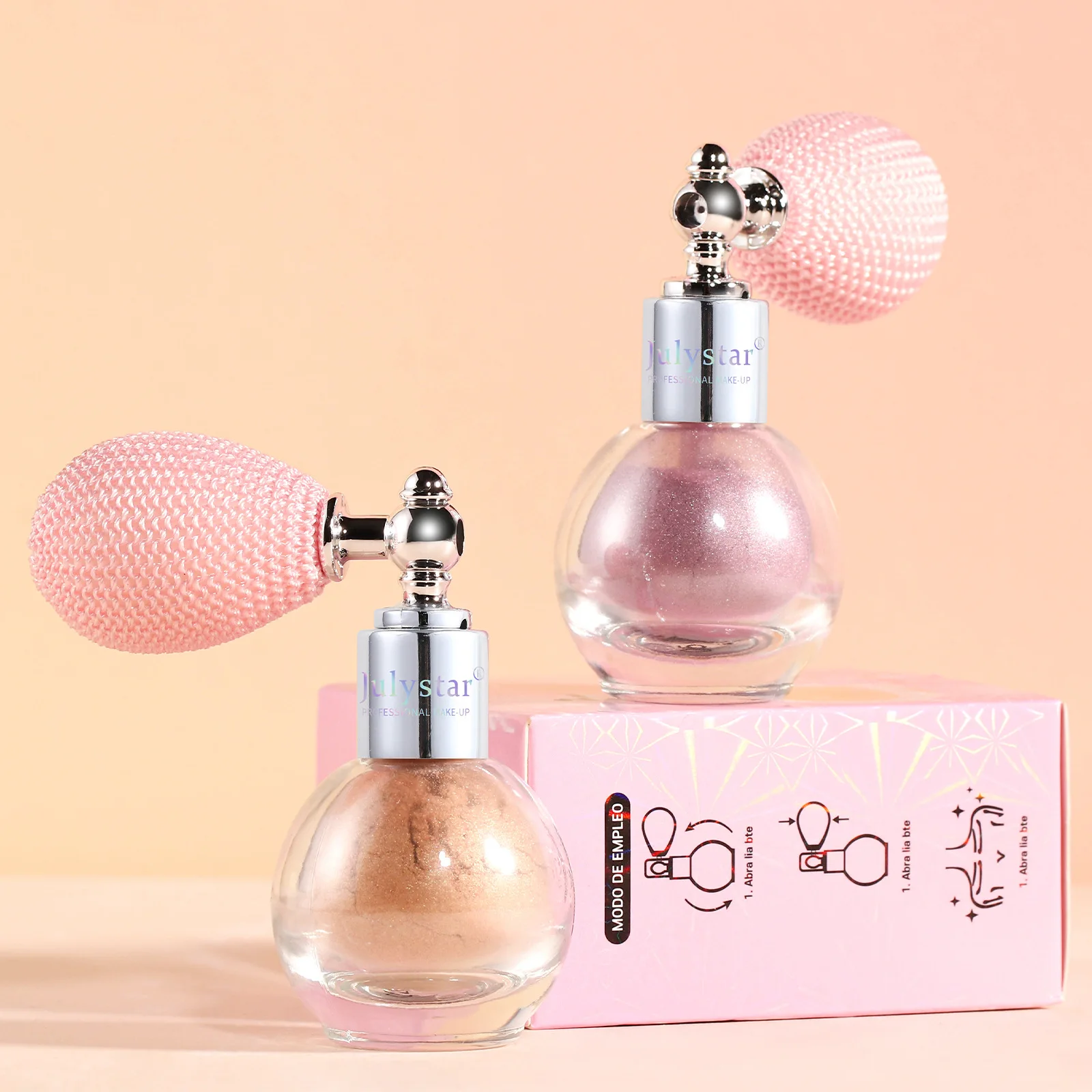 顔と体用のグリッターハイライタースプレー、防水汗止めリキッドハイライター、ステージパーティーフェスティバル用の輝くメイクアップ