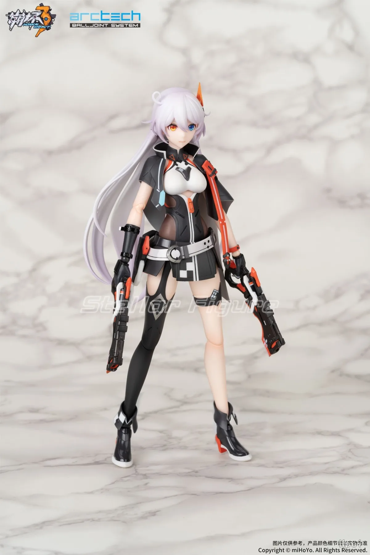 【SF】Auf Lager APEX-TOYS ARCTECH 3 Kiana Kaslana Figuren mit 1/8 Verhältnis, Animationsspielzeug-Sammlung
