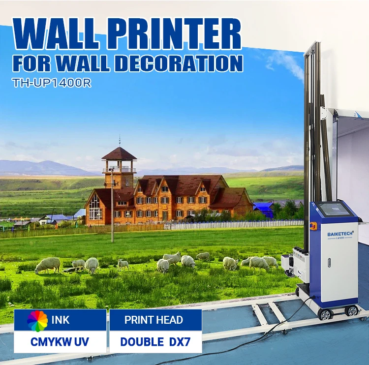 Portable Wheeled 3D Concrete Printer, Painting Machine UV Smart Construction Equipment for Architectural Wall Manufacturing