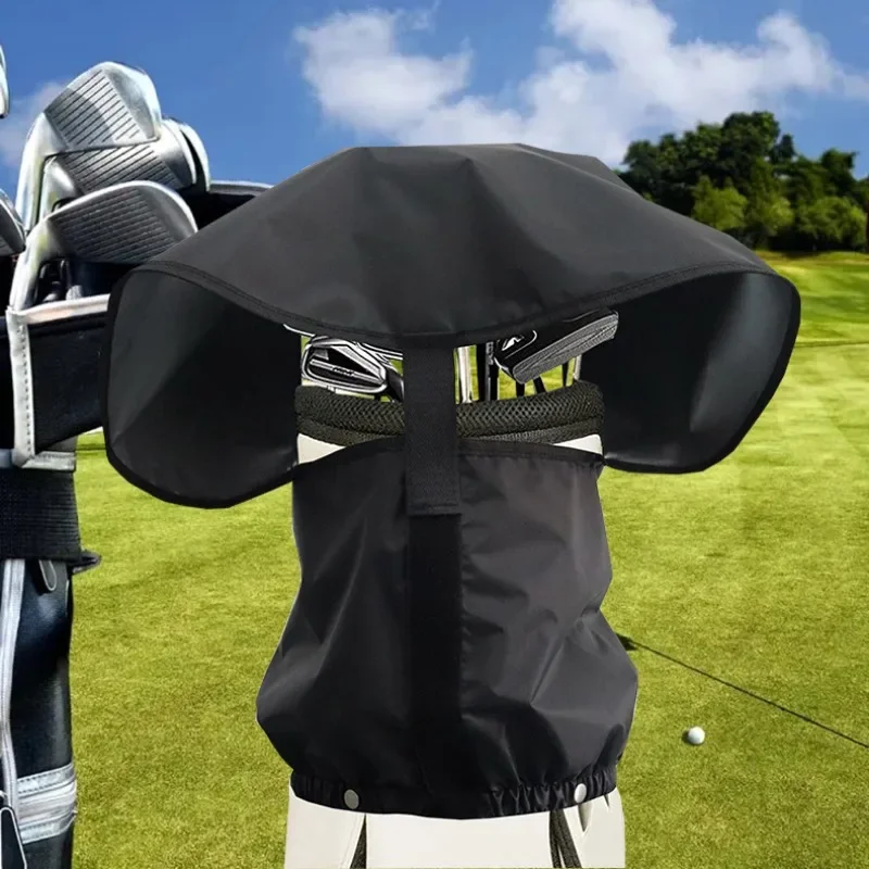 Silver coated waterproof golf bag rain cover, golf club bag dust cover