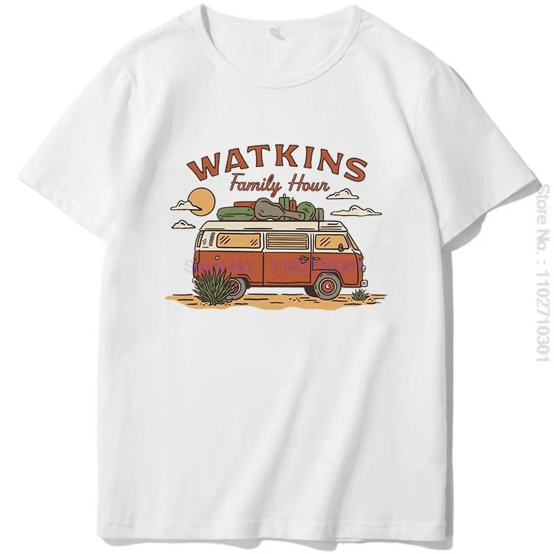 Vintage Motor Home Graphic T Shirts Cotton Short Sleeve T-Shirt Tees Tops T-Shirt Summer Streetwear O-Neck Mens Print T Shirt