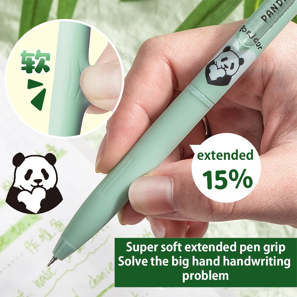 Panda lösch bar drücken neutralen Stift lösch barer Stift 0,5mm neutraler Stift thermischer Radiergummi Press stift Morandi Farb stift