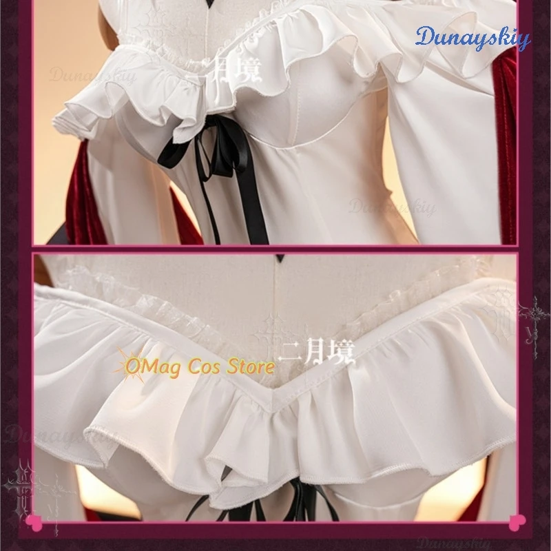 Genshin Impact Rosalyne Last Legacy Pajama Cosplay Costume Game Character Outfit For Comic Con Halloween Shooting Style view 6