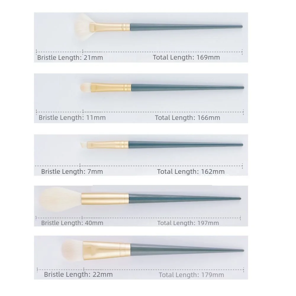 10 pezzi pennelli per trucco portatili durevoli a setole morbide set di pennelli per trucco soffici super morbidi strumenti per il trucco principianti principianti