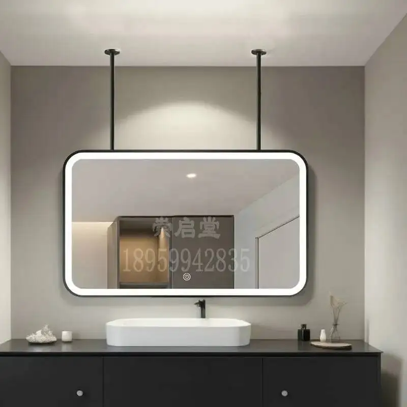 Mirror Long Vintage Room Decor Decorative Mirrors With Light Modern Home Decoration Beauty Salons Apartment Wand Deko Live