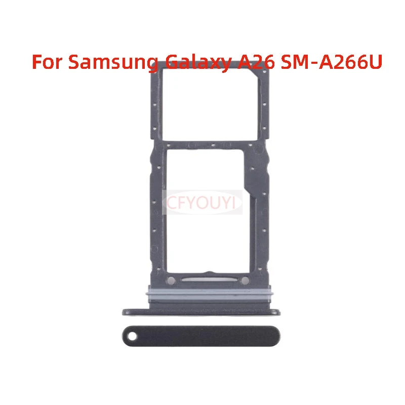 

For Samsung Galaxy A26 SM-A266U A266U SIM + SIM / Micro SD Card Tray Holder Replacement Part