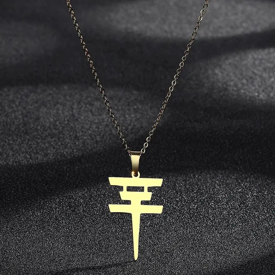 German Rock Band Tokio Hotel Pendant Necklace for Men Women Collar Collares Choker Jewelry Fashion Chain For Fans Gift