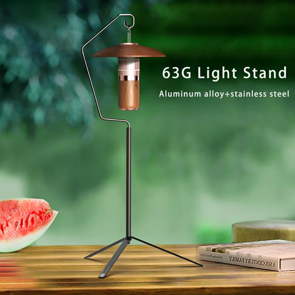 Detachable Lantern Stand Light Rack, Folding Camping Light Holder, Tabletop Lightweight Tripod Light Stand image 6