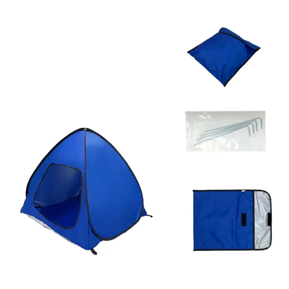 

For Small Pets (Dog/Cat) Outdoor Popup Pet Tent Beach Sun Shelter Silver-Coated Polyester 3 Sizes 4 Ground Pegs