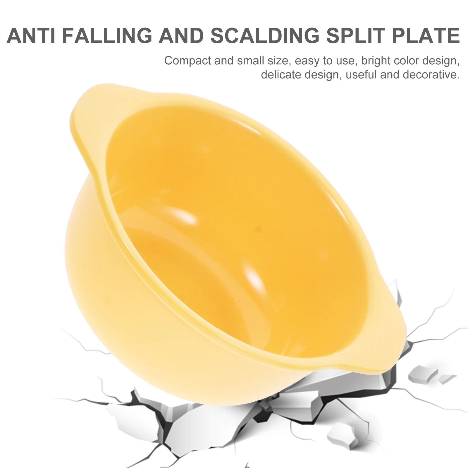 

1 set 1 Set Anti-Slip Baby Set Divided Food Plate For Toddler Snack Cake Storage Kids Tableware Fork Spoon Cartoon Dinner Plate