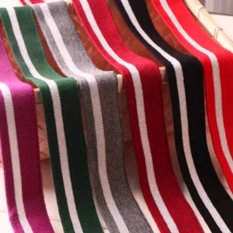 

Тонкая трикотажная эластичная ткань для одежды: воротники, манжеты, застежки, аксессуары, эластичная ткань для футболок, DIY