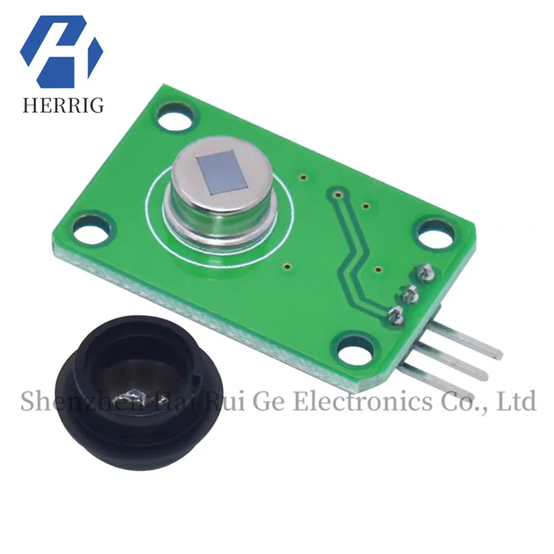 

Human Body Infrared Sensor Module D203S with Pyroelectric Detector Sensor Switch 13120F Black Lens