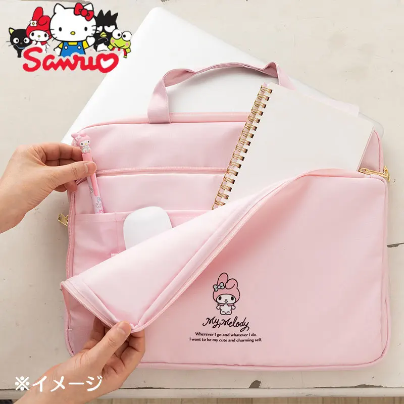 Sanrio Melody Kuromi Hello Kitty Cinnamoroll Pochacco Cartoon Laptop Notebook Storage Bag Shockproof and Fallproof Inner Sleeve