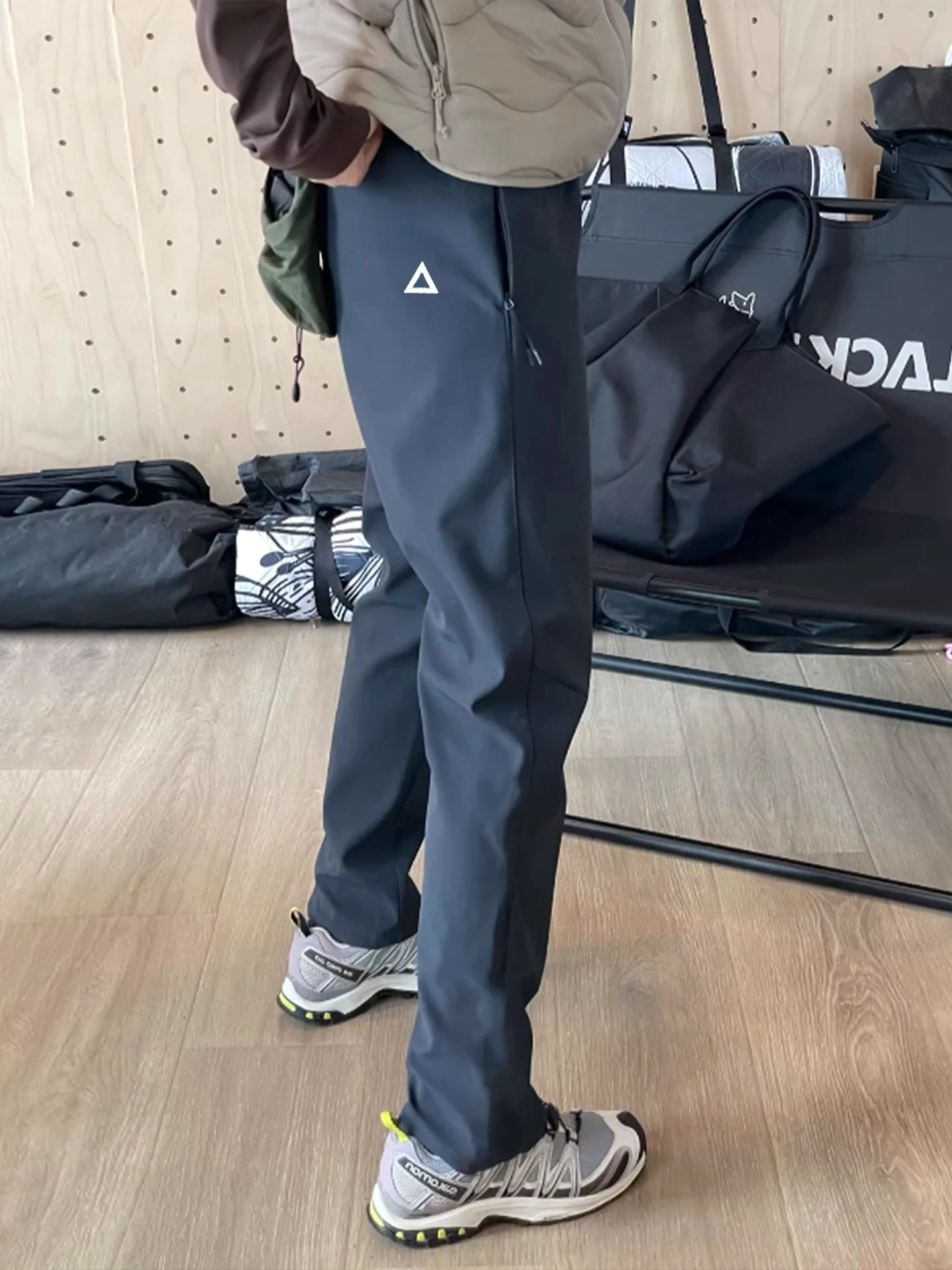 

Мужские брюки-карго Slim Fit Fce на подкладке, уличная футболка в одном брюке для альпинизма, ветрозащитные теплые повседневные брюки