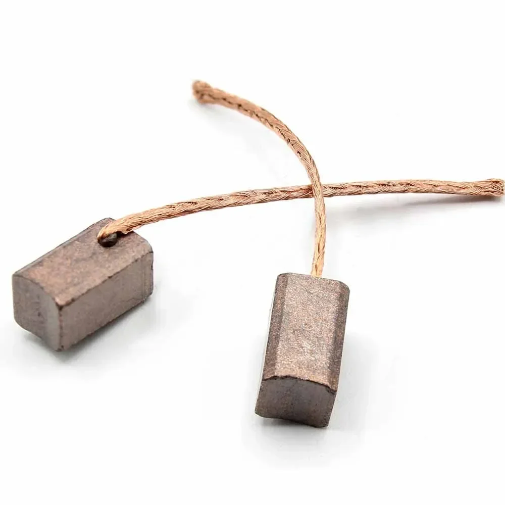 4pcs Electric Motor Carbon Brush Power Tool Graphite Brushes For Blower Fan Windshield Wiper 6x6x10mm