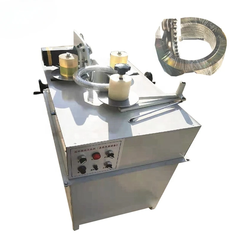 Tape Stretch Film Stretching Winding Machine Pvc Film Wrapping O Ring Packing Machine All In One