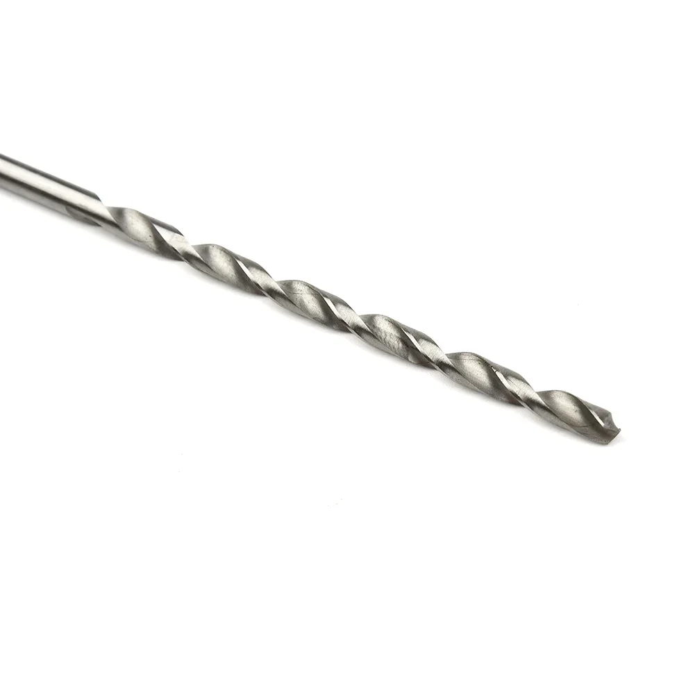 1pc hss broca haste reta 2-6mm 160-300mm extra longo para madeira alumínio plástico buraco perfuração furadeira elétrica ferramenta elétrica