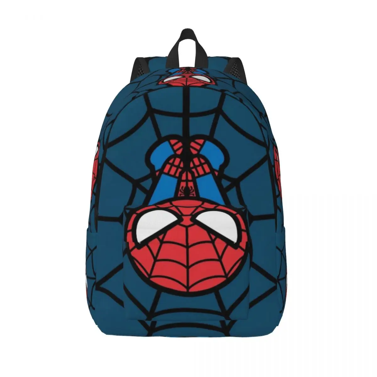 Custom Kawaii Spider Man Hanging Upside Down Laptop Backpack Men Women Fashion Bookbag for School College Students Spiderman Bag