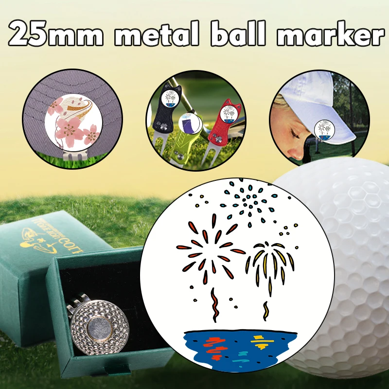 Magnetic hat clip golf club - Golf accessories and equipment, customizable ball markers, cute and fun perfect decorative gift