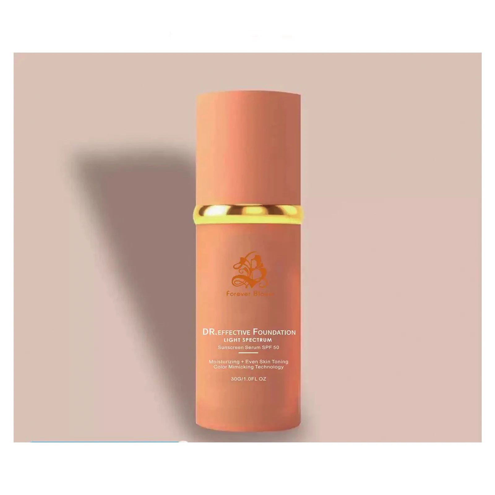 كريم أساس 4 في 1 كريم أساس سحري متغير اللون سائل ناعم غير لامع يدوم طويلاً قاعدة مكياج مرطبة maquiagem Spf 50