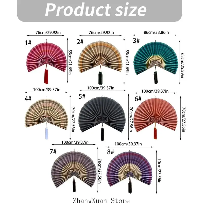 Dekorativer hängender Wandventilator für Wohnzimmereingang und Arbeitszimmerwandkunst 3XUF – Detail 6