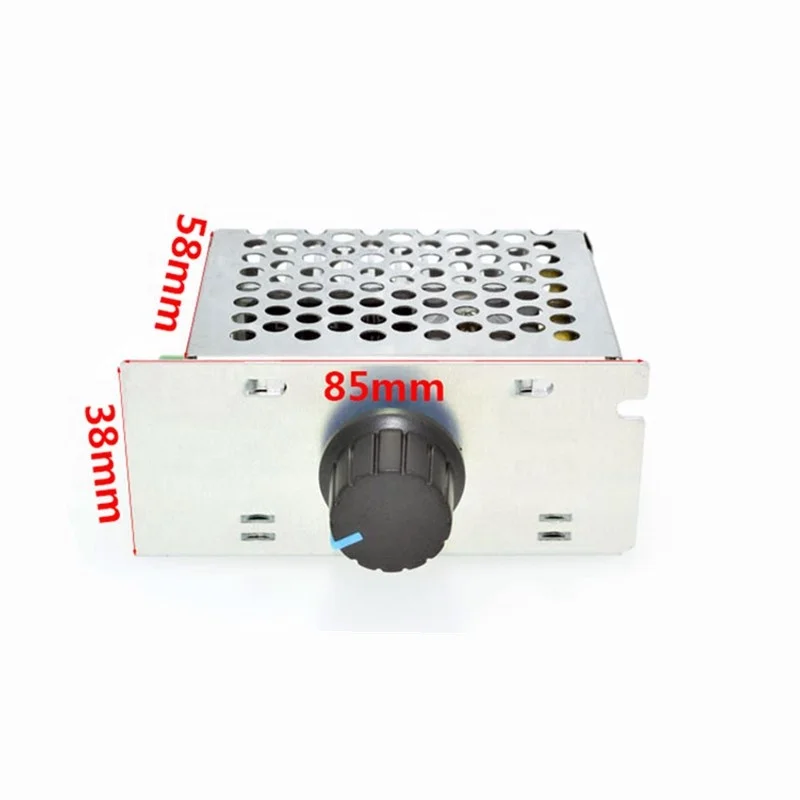 DC 20A 220V PWM DC Motor Speed Controller Regulator Switch Potentiometer AC 220V